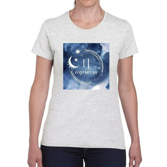 Watercolor Astrology X T-Shirt Women -Grace Popp Designs, Female 3X-Large