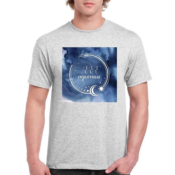 Watercolor Astrology Xi T-Shirt Men -Grace Popp Designs, Male 3X-Large