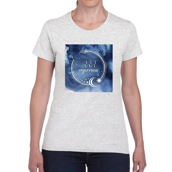 Watercolor Astrology Xi T-Shirt Women -Grace Popp Designs, Female 3X-Large
