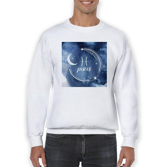 Watercolor Astrology Xii Sweatshirt Men -Grace Popp Designs, Male 3X-Large