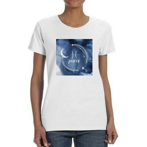 Watercolor Astrology Xii T-Shirt Women -Grace Popp Designs, Female 5X-Large