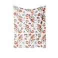 thumbnail image 1 of Watercolor Autumn Pumpkin Maple Leaf Print Fall Flannel Throw Blanket, Soft Lightweight Cozy Decorative Blanket, 1 Pack 39.4"x 51.2", Multi-Scenario Accent Blanket for Home Decor, 1 of 7