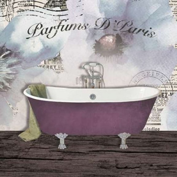 Watercolor Bath Poster Print by Victoria Brown