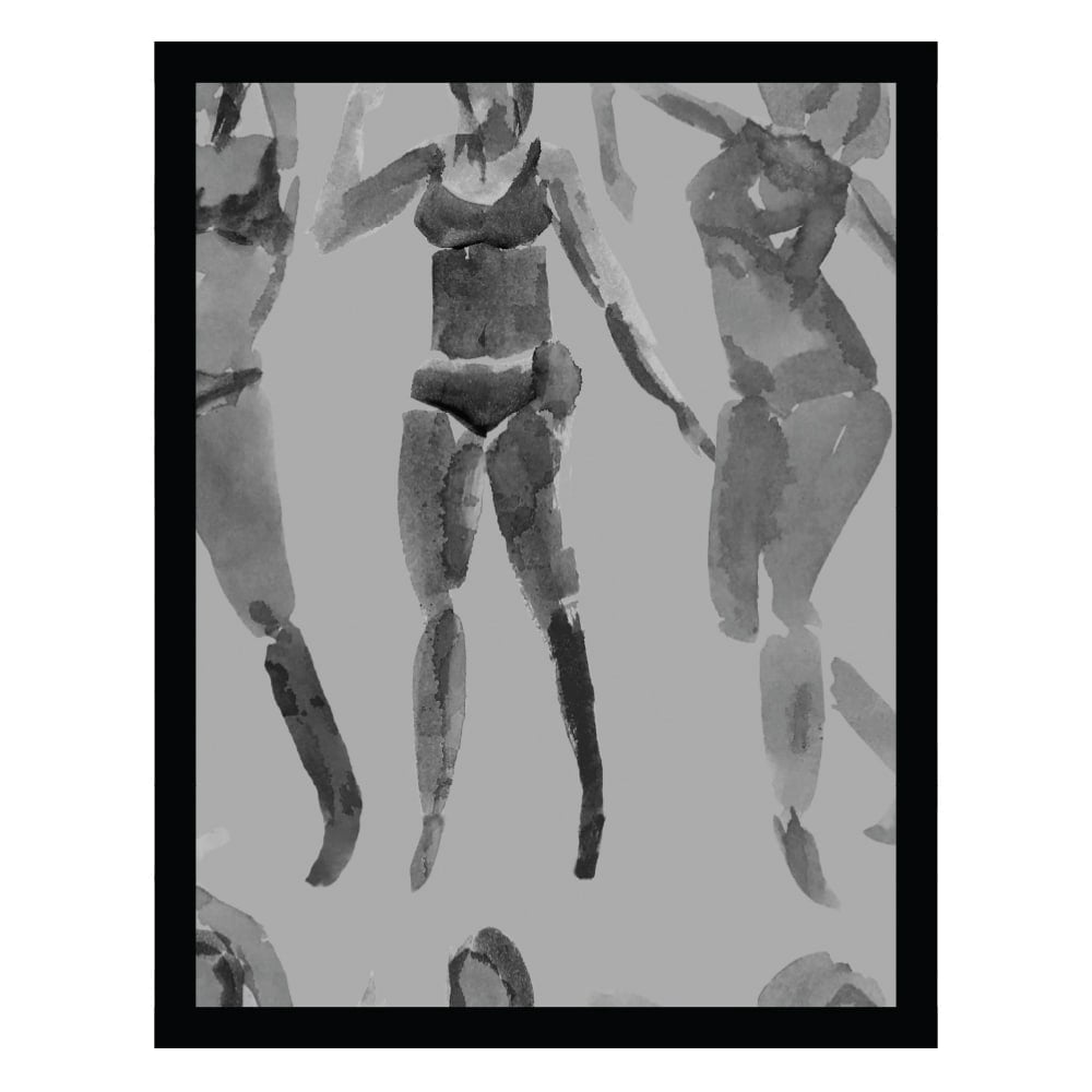 Watercolor Beauty, All Woman - Framed Print