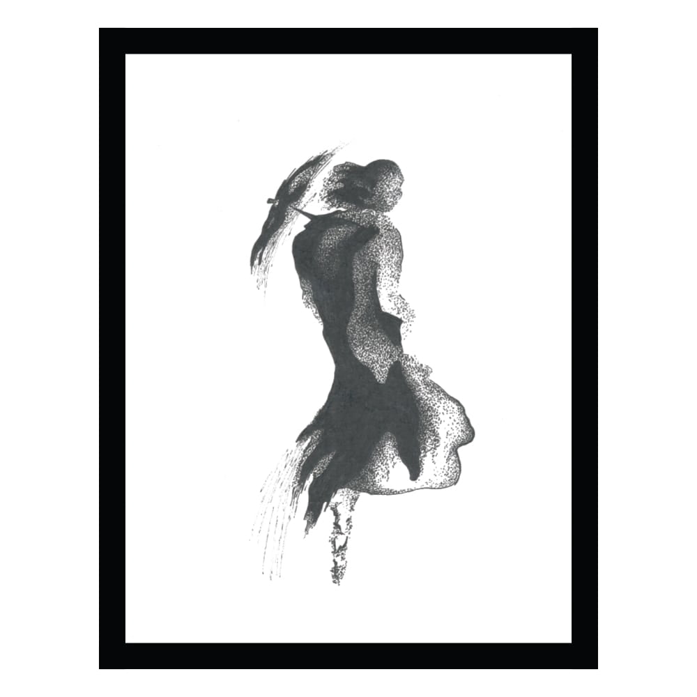 Watercolor Beauty, All Woman - Framed Print