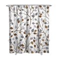 thumbnail image 1 of Watercolor Bee and Blossom Shower Curtain – Bright Botanical Design for Nature-Inspired Bathroom Decor, 72x84, 1 of 5