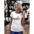 thumbnail image 1 of Watercolor Belgrade Serbian City T-Shirt Women -Image by Shutterstock, Female XX-Large, 1 of 4