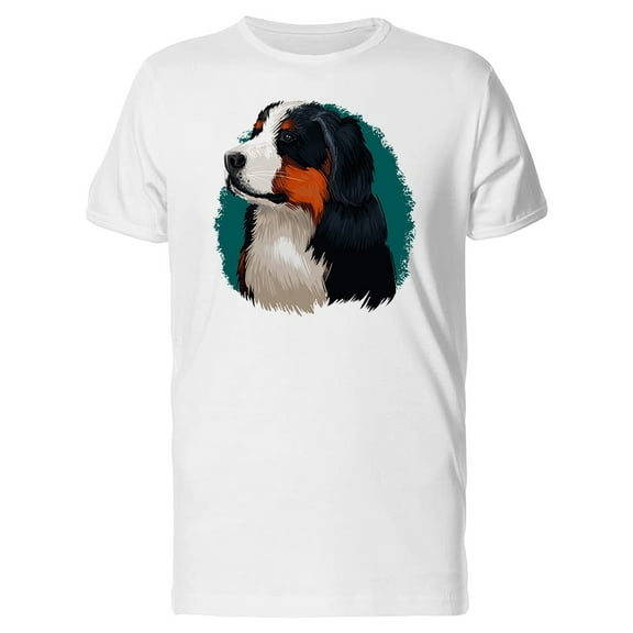 Watercolor Bernese Mountain Dog T-Shirt Men -Image by Shutterstock, Male 3X-Large