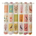 thumbnail image 1 of Watercolor Bird Modern Window for Living Room Curtains for Child Bedroom Kitchen Decor Blinds Drapes, 1 of 7
