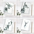 thumbnail image 1 of Watercolor Black White Deer All-Occasion Blank Note Greeting Cards | 12 Pack Assortment Bulk Variety Set (4x6), 1 of 2