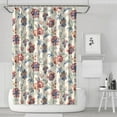 thumbnail image 1 of Watercolor Blossom and Garden Shower Curtain 72x72, Spring Floral Nature Decor, Quick-Dry Polyester, 1 of 5