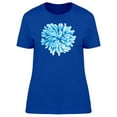 thumbnail image 1 of Watercolor Blue Chrysanthemum T-Shirt Women -Image by Shutterstock, Female Small, 1 of 2