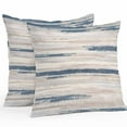 thumbnail image 1 of Watercolor Blue Graffiti Outdoor Pillow Covers Pack of 2 Watercolor Abstract Art Waterproof Throw Pillow Covers Decorative Cushion Cases for Patio Garden Tent Balcony Couch 18x18 inch, 1 of 8