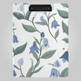 thumbnail image 1 of Watercolor Bluebell Flowers Foldable Binder Folder Clipboard with Pen Slot Double Clips A4 Size File Storage, 1 of 8