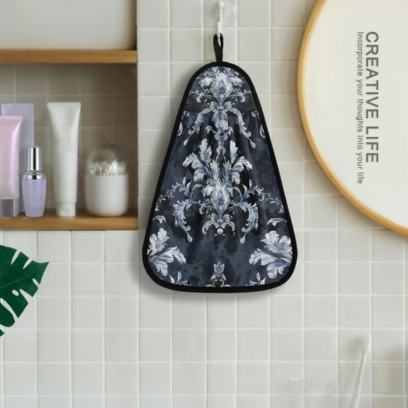 Watercolor Boho Vintage Trible Hanging Towel Kitchen Hand Towel Bathroom Absorbent Towel Machine Washable Quick Dry Dishcloths