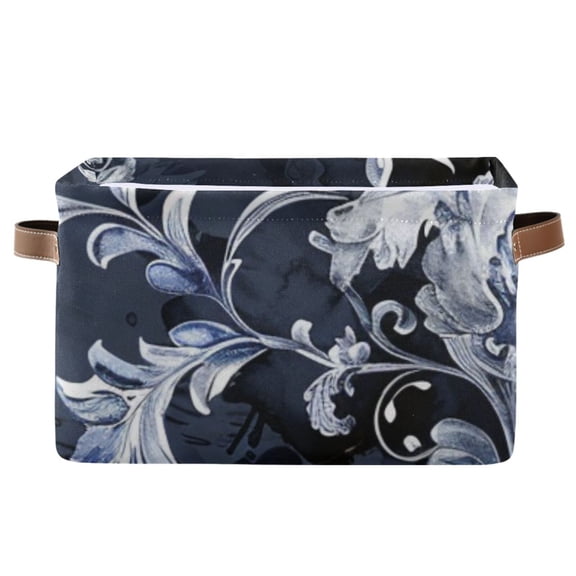 Watercolor Boho Vintage Trible Storage Bins Baskets With Handles Storage Box Clothes Organizer Organization Toys