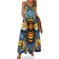 thumbnail image 1 of Watercolor Bumblebee Yellow Sunflowers Sleeveless Dress Dresses Women Summer Women's Summer Clothing, 1 of 9