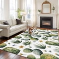 thumbnail image 1 of Watercolor Cactus Area Rugs 5x7 ft Spring Floral Plants Countryside Washable Rug Non Slip Indoor Carpet Absorbent Floor Mat for Living Room Bedroom Dining Room, 1 of 9