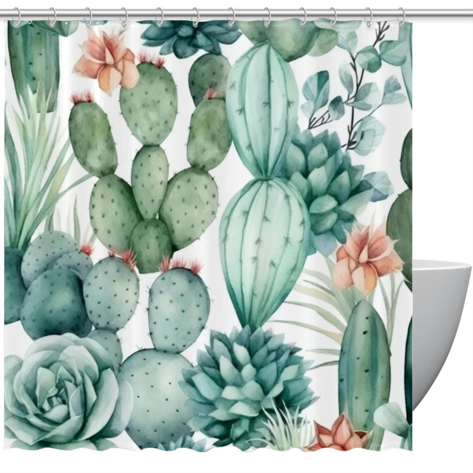 Cactus Oasis Shower Curtain NCU0DDK2353