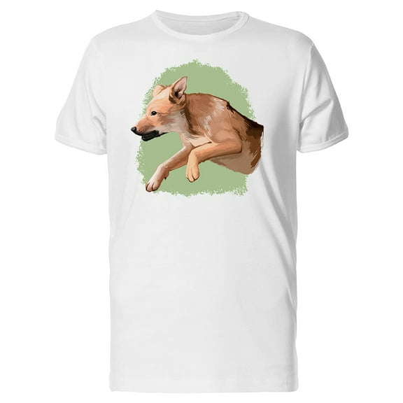 Watercolor Carolina Puppy Dog T-Shirt Men -Image by Shutterstock, Male x-Large