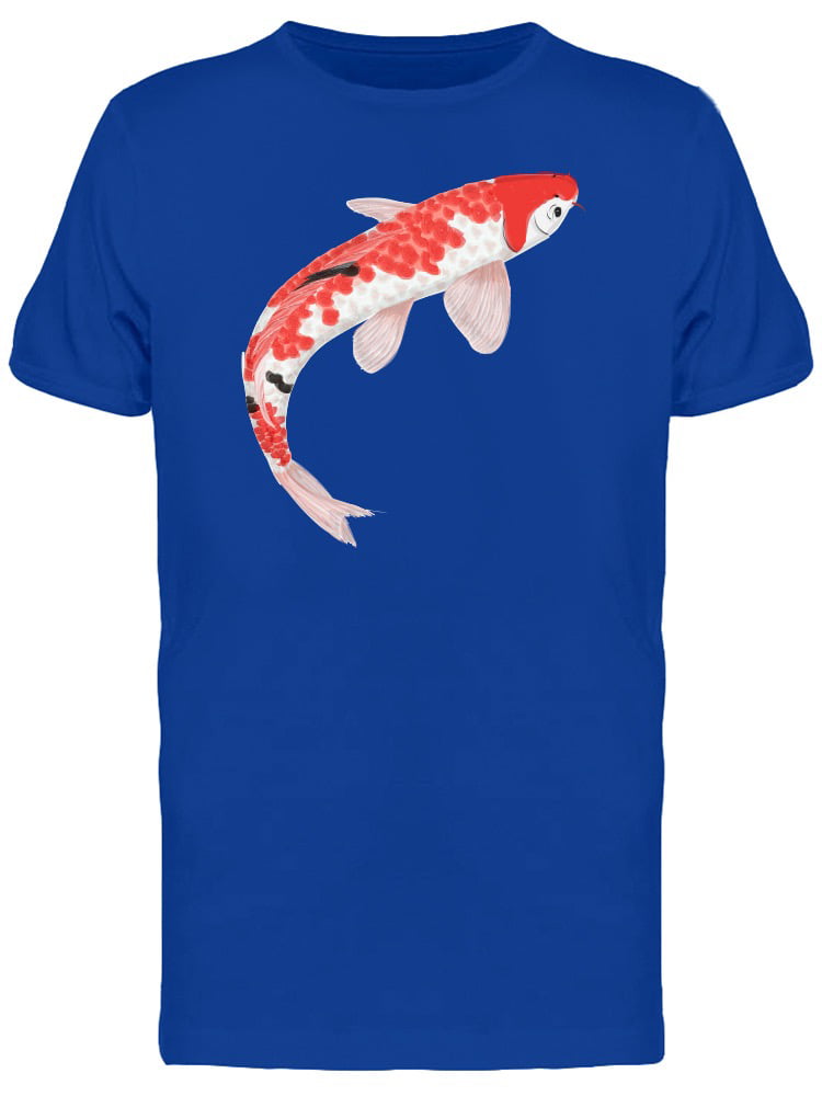 Watercolor Carp Koi Fish T-Shirt Men -Image by Shutterstock, Male 3X-Large  