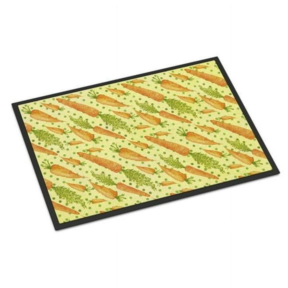 Watercolor Carrots Indoor or Outdoor Mat - 24 x 36 in.