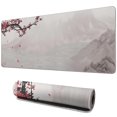 thumbnail image 1 of Watercolor Cherry Blossom Large Gaming Mouse Pad,Mouse Pad Gaming 31.5 x 11.8 in Mouse Mat Desk Pad,Large Desk Mat,Extended Keyboard Mousepad with Non-Slip Base and Stitched Edge for Desk Home Office, 1 of 7