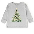 thumbnail image 1 of Watercolor Christmas Tree Sparkle - Toddler Long Sleeve Graphic Tee and Youth Long Sleeve Graphic T-Shirt, 1 of 18