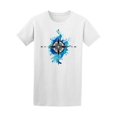 thumbnail image 1 of Watercolor Compass Ink Sea Life Tee Men's -Image by Shutterstock, 1 of 2