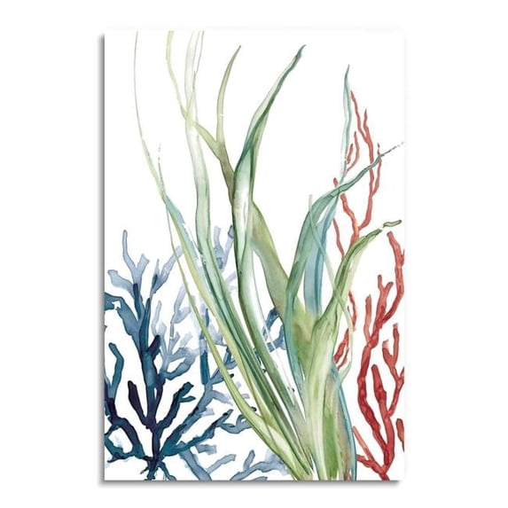 Watercolor Coral & Kelp Acrylic Glass Art