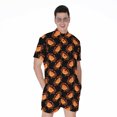thumbnail image 1 of Watercolor Crab Pattern Short Sleeve Men'S Rompers Casual Summer Jumpsuits Outfit, 1 of 4