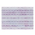 thumbnail image 1 of Watercolor Cutting Board, Triangle Motifs Design Hand Drawn Borders Native, Decorative Tempered Glass Cutting and Serving Board, Large Size, Violet Lilac White, by Ambesonne, 1 of 1