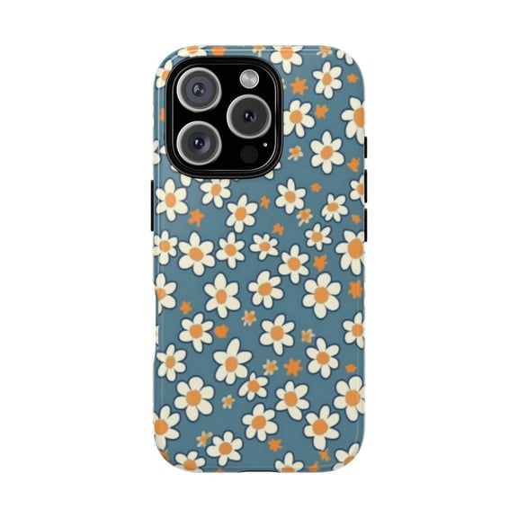 Watercolor Daisy Aesthetic Case for iPhone 11 12 13 14 15 16 17 Pro Max Plus
