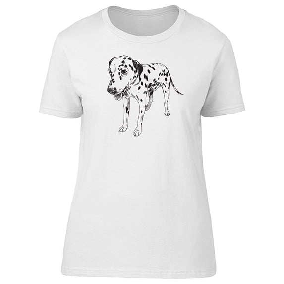 Watercolor Dalmatian Dog Tee Men's -Image by Shutterstock