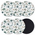 thumbnail image 1 of Watercolor Dandelion Coasters Set of 6, Absorbent Coasters for Drinks, Spring Flowers Botanical Vintage Coaster for Desk Coffee Table Protection, Home Decor House Warming Gifts 4", 1 of 8