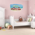 thumbnail image 1 of Watercolor Decal You Are My Sunshine Bedroom Wall Decal for Children Vibrant Floral Sea View Background Art Cute Themed Room Décor - Size: 20 In x 12 In, 1 of 5