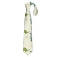 thumbnail image 1 of Watercolor Dinosaur Necktie - Artistic Dino Artwork, Soft Satin Fabric, Universal Fit for Men, 58.3" Length, 1 of 5