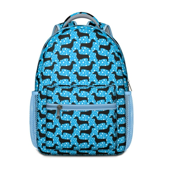 Watercolor Dog Design Backpack - Durable & Stylish for College Students