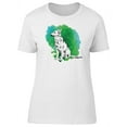 thumbnail image 1 of Watercolor Dog Vintage Sketch T-Shirt Women -Image by Shutterstock, Female Medium, 1 of 2
