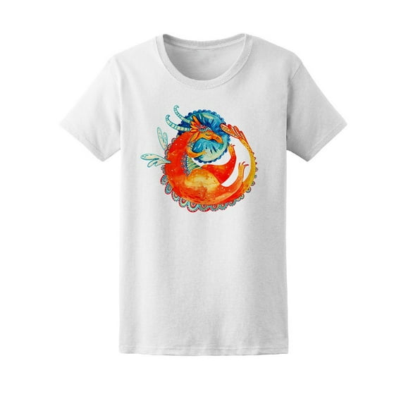 Watercolor Dragon T-Shirt Men -Image by Shutterstock, Male XX-Large