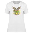 thumbnail image 1 of Watercolor Dragonfly Doodle T-Shirt Women -Image by Shutterstock, Female Small, 1 of 2