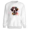 thumbnail image 1 of Watercolor Drip German Shorthaired Pointer Pop Art Colorful Portrait Artwork Sweatshirt Unisex Merch GSP Lover Dog Gift - 01009, 1 of 6