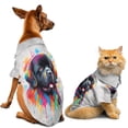 thumbnail image 1 of Watercolor Drip Newfoundland Pop Art Colorful Portrait Artwork Hawaiian Summer Shirt for Small Medium Large Dog Cat Newfie Dog Lover Gifts - 01009, 1 of 6