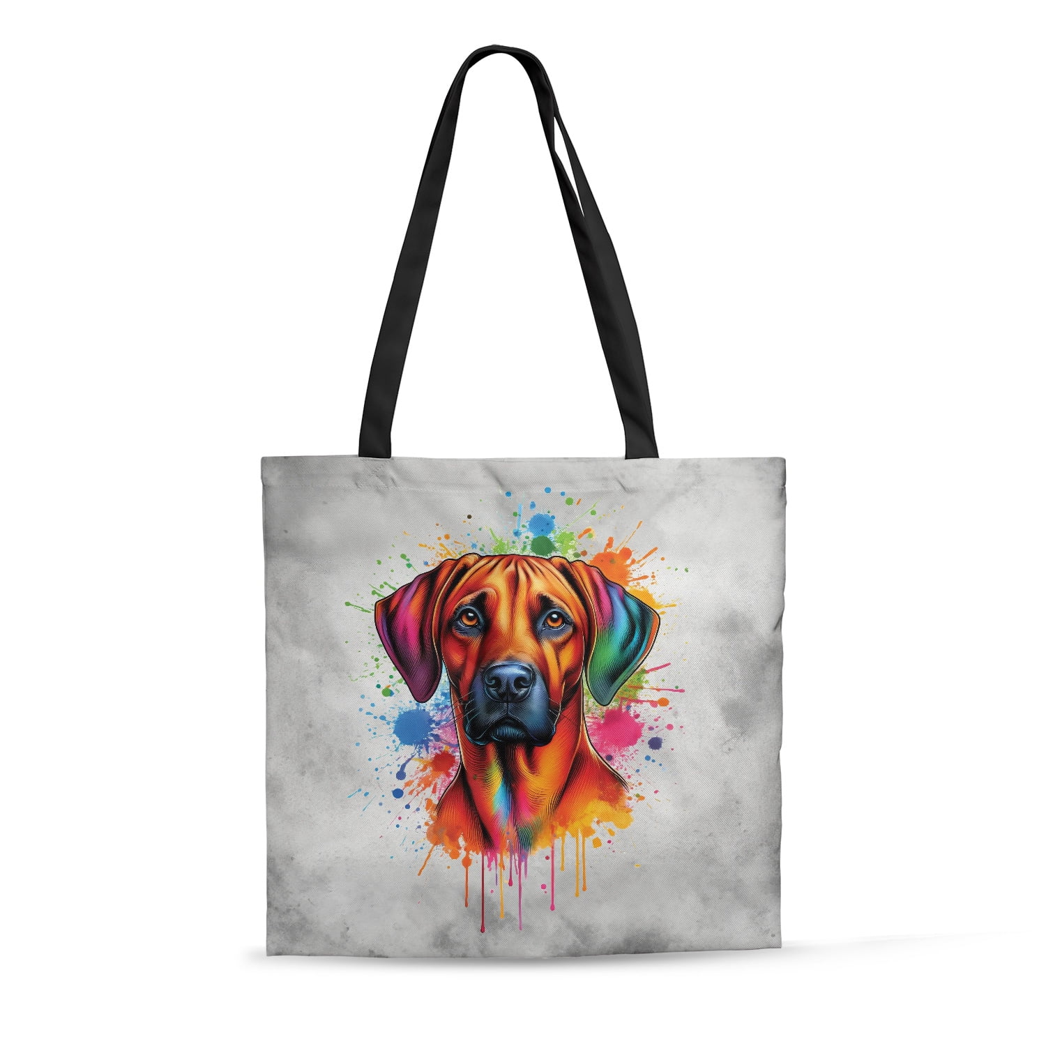 Watercolor Drip Rhodesian Ridgeback Pop Art Colorful Portrait Artwork ...