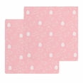 thumbnail image 1 of Watercolor Easter Kitchen Dish Towels for Drying Dishes Set of 2, Cute Rabbits Eggs Cartoon Pink Waffle Weave Microfiber Hand Tea Bathroom Towels Quick Dry & Absorbent Towel 12x12, 1 of 7