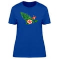 thumbnail image 1 of Watercolor Exotic Hibiscus T-Shirt Women -Image by Shutterstock, Female Medium, 1 of 2