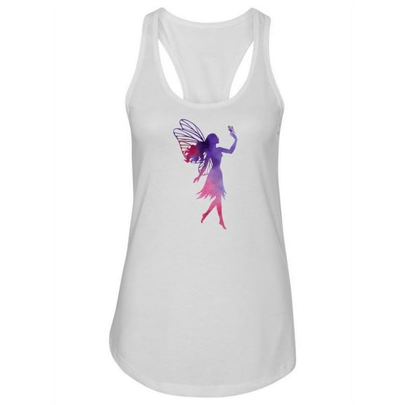 Watercolor Fairy Design. Tank Women -Image by Shutterstock, Female x-Small