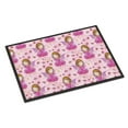 thumbnail image 1 of Watercolor Fairy Princess on Pink Doormat 18x27, 1 of 4