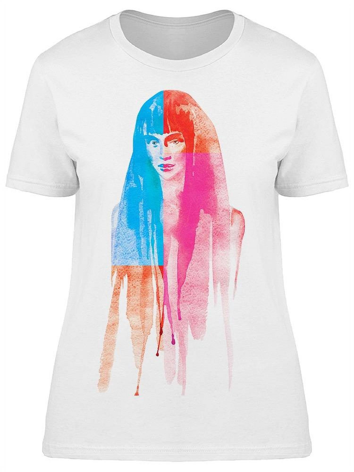 Watercolor Fem Beauty T-Shirt Women -Image by Shutterstock, Female XX ...