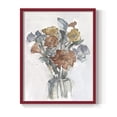 thumbnail image 1 of Watercolor Floral Arrangement I Framed Print in Red Solid Wood 8 x 10 Framed Print, 1 of 6